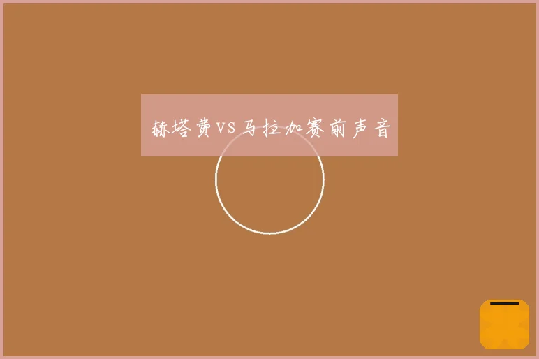 赫塔费vs马拉加赛前声音